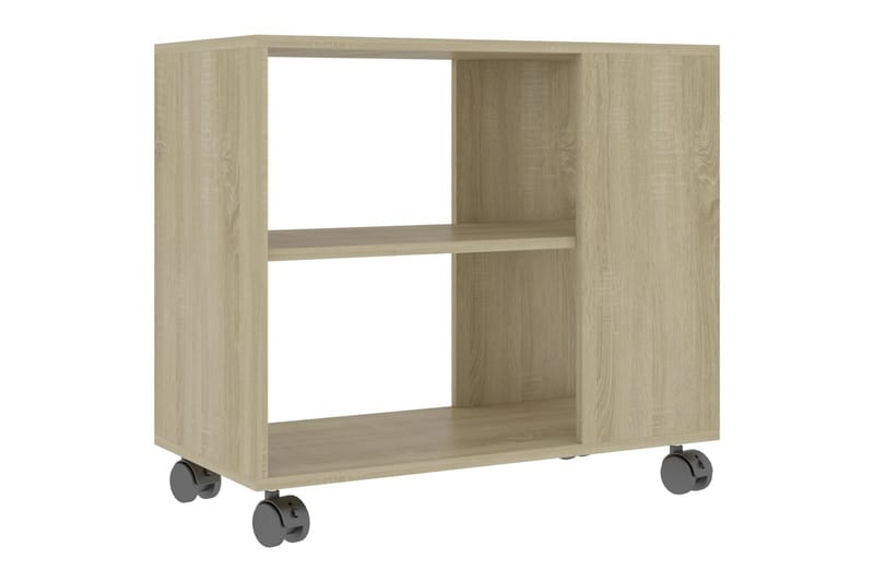 Sidebord 70x35x55 cm Spånplade Sonoma-Eg - Brun - Møbler - Borde - Aflastningsbord - Bakkebord & små borde