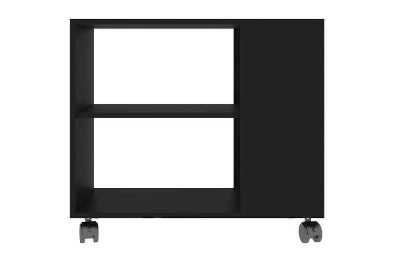 Sidebord 70x35x55 cm Spånplade Sort - Sort - Lampebord - Bakkebord & små borde