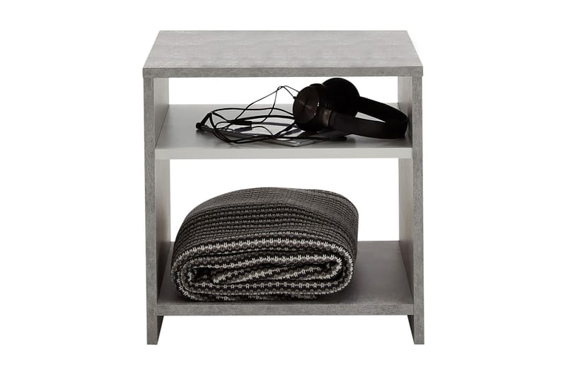 Weihert Sidebord 39 cm - Hvid/Grå - Lampebord - Bakkebord & små borde