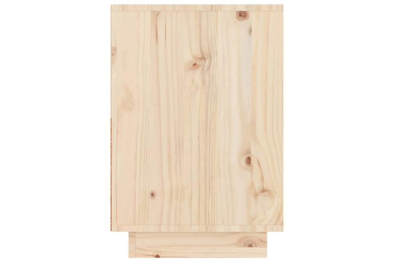 beBasic sengebord 60x34x51 cm massivt fyrretræ - Brun - Møbler - Borde - Aflastningsbord - Sengebord