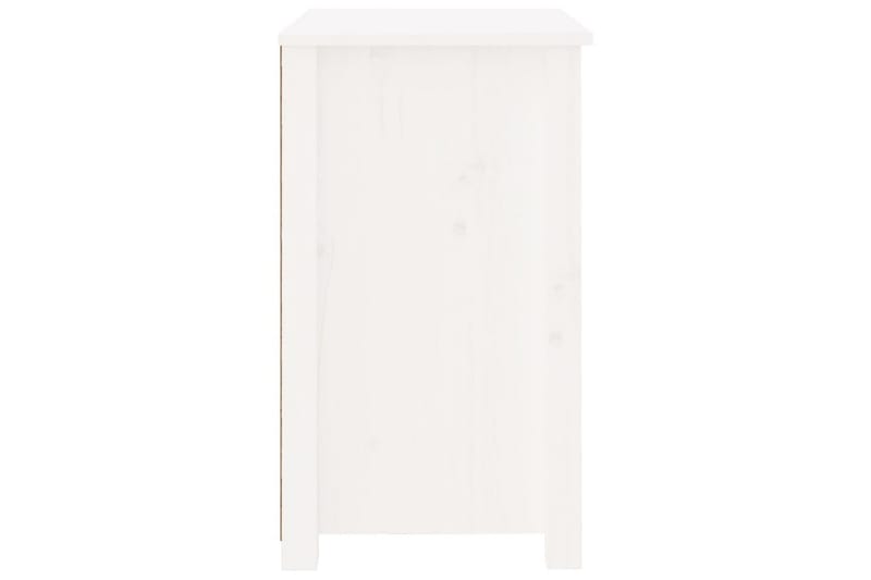 beBasic sengeborde 2 stk. 50x35x61,5 cm massivt fyrretræ hvid - Hvid - Møbler - Borde - Aflastningsbord - Sengebord