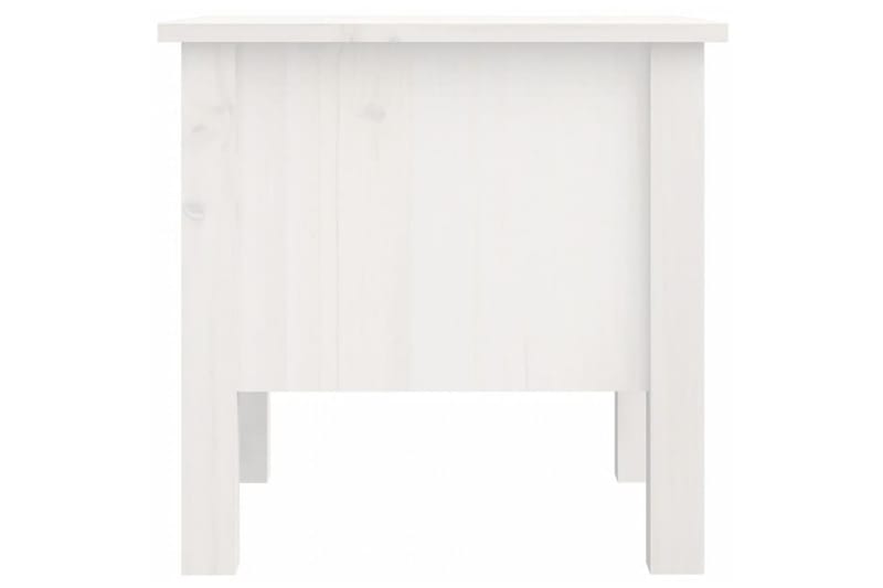 beBasic sidebord 40x40x39 cm massivt fyrretræ hvid - Hvid - Møbler - Borde - Aflastningsbord - Lampebord