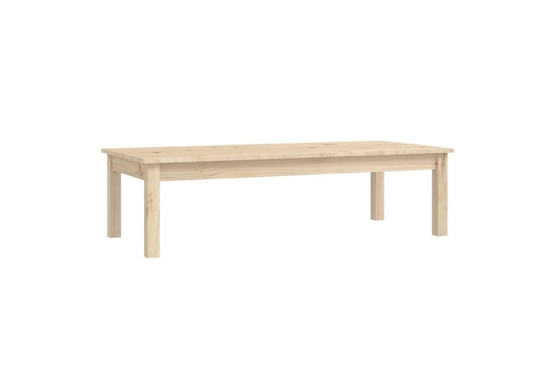 beBasic sofabord 110x50x30 cm massivt fyrretræ - Brun - Møbler - Borde - Aflastningsbord - Lampebord