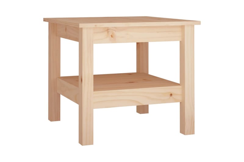 beBasic sofabord 45x45x40 cm massivt fyrretræ - Brun - Møbler - Borde - Aflastningsbord - Lampebord