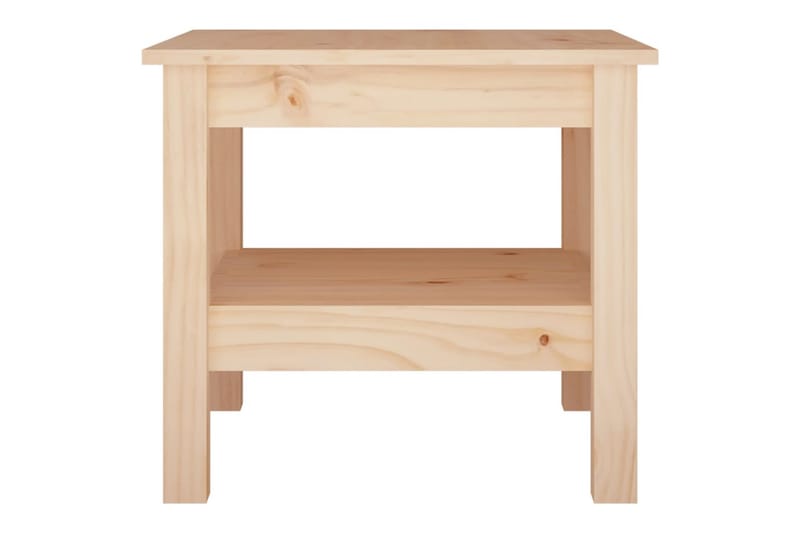 beBasic sofabord 45x45x40 cm massivt fyrretræ - Brun - Møbler - Borde - Aflastningsbord - Lampebord