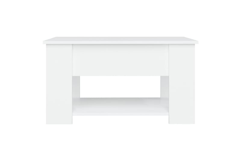 beBasic sofabord 79x49x41 cm konstrueret træ hvid - Hvid - Møbler - Borde - Aflastningsbord - Lampebord