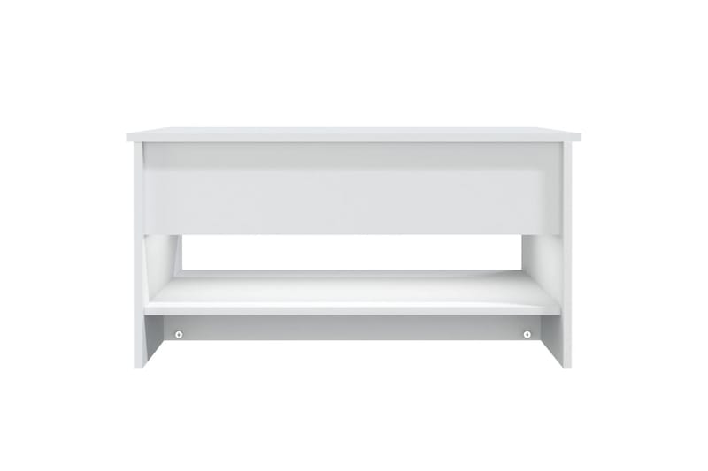 beBasic sofabord 80x50x40 cm konstrueret træ hvid - Hvid - Møbler - Borde - Aflastningsbord - Lampebord