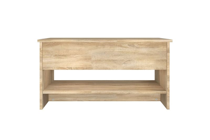 beBasic sofabord 80x50x40 cm konstrueret træ sonoma-eg - Brun - Møbler - Borde - Aflastningsbord - Lampebord