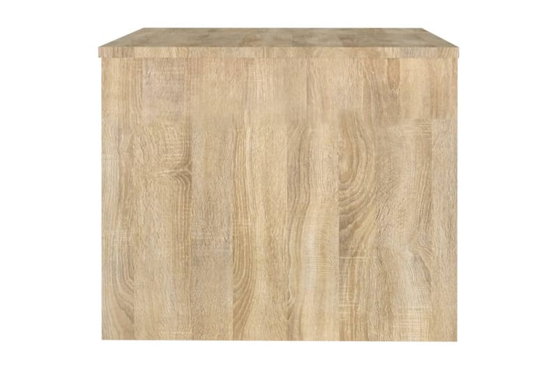 beBasic sofabord 80x50x40 cm konstrueret træ sonoma-eg - Brun - Møbler - Borde - Aflastningsbord - Lampebord