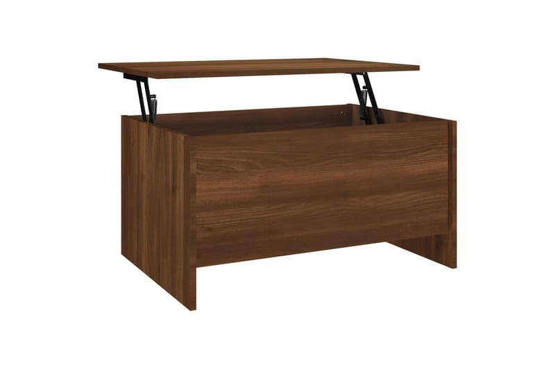 beBasic sofabord 80x55,5x41,5 cm konstrueret træ brun egetræsfarve - Brun - Lampebord - Bakkebord & små borde