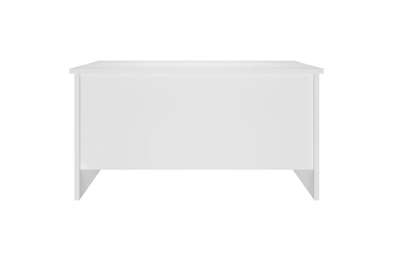 beBasic sofabord 80x55,5x41,5 cm konstrueret træ hvid - Hvid - Møbler - Borde - Aflastningsbord - Lampebord