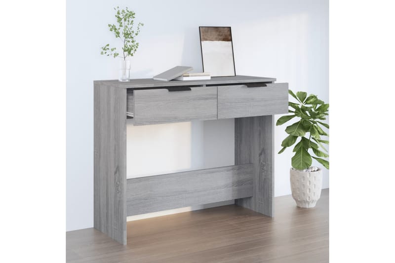 beBasic sofabord 90x36x75 cm konstrueret træ grå sonoma-eg - GrÃ¥ - Møbler - Borde - Aflastningsbord - Konsolbord & sidebord