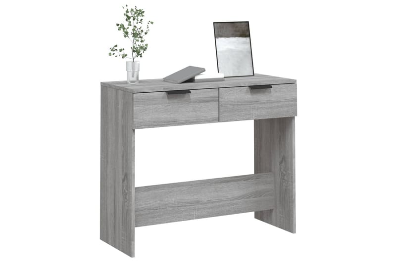 beBasic sofabord 90x36x75 cm konstrueret træ grå sonoma-eg - GrÃ¥ - Møbler - Borde - Aflastningsbord - Konsolbord & sidebord