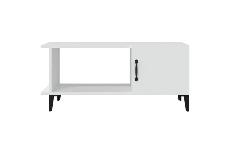 beBasic sofabord 90x50x40 cm konstrueret træ hvid - Hvid - Møbler - Borde - Aflastningsbord - Lampebord