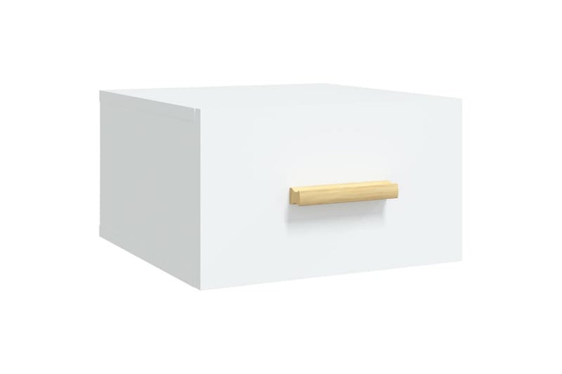 beBasic væghængt sengebord 35x35x20 cm hvid - Hvid - Møbler - Borde - Aflastningsbord - Sengebord