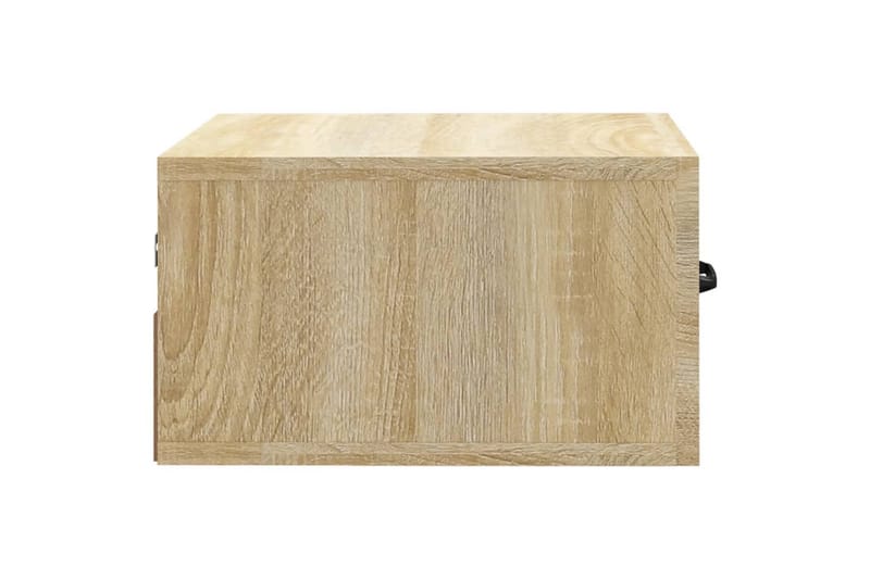 beBasic væghængt sengebord 35x35x20 cm sonoma-eg - Brun - Møbler - Borde - Aflastningsbord - Sengebord