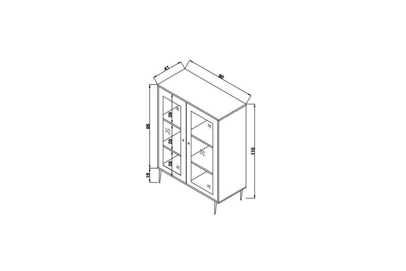 Elili Sidebord 40 cm - Eg - Møbler - Borde - Aflastningsbord - Lampebord