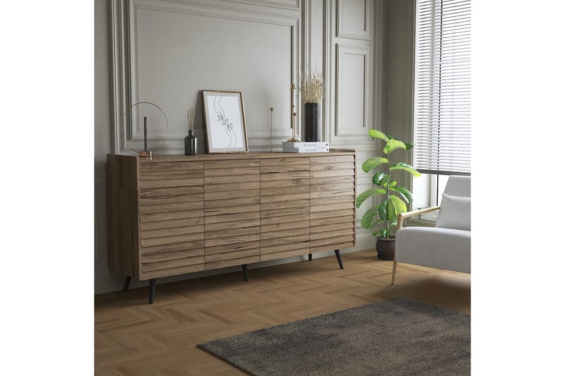 Elspet Konsolbord 180 cm - Valnød - Møbler - Borde - Aflastningsbord - Entrébord