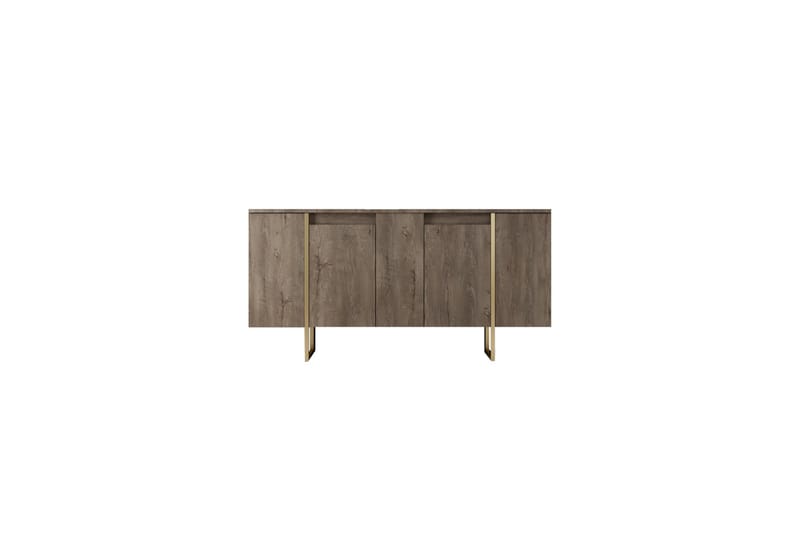 Luxe Konsolbord 160 cm - Brun/guld - Møbler - Borde - Aflastningsbord - Entrébord