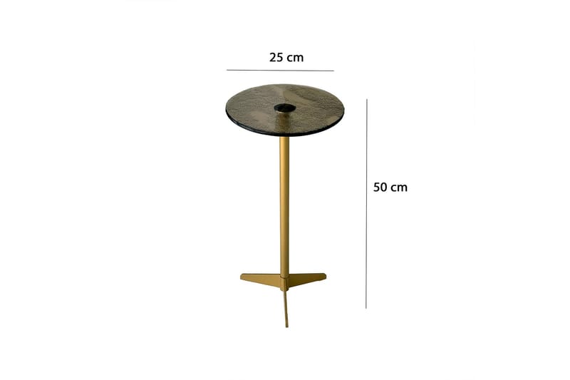 Giada Sidebord 25 cm - Guld/Bronze - Møbler - Borde - Aflastningsbord - Lampebord