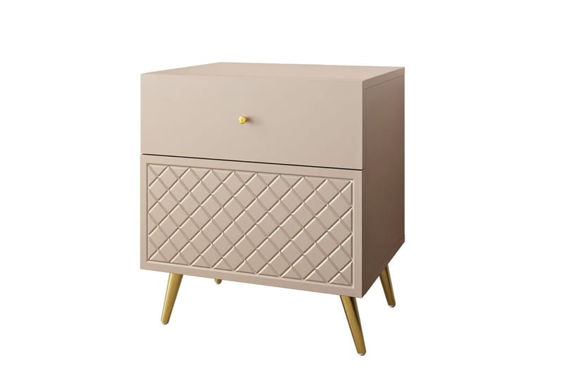 Hester Natbord 50 cm - Sand beige - Møbler - Borde - Aflastningsbord - Sengebord