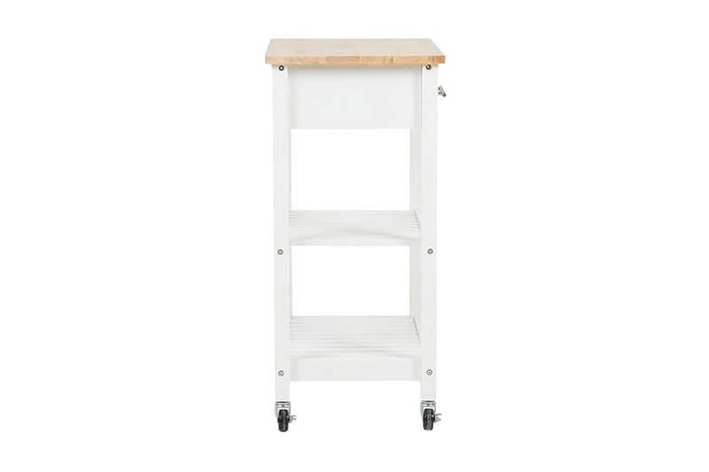 Hiuma Serveringsplade 58 cm - Hvid - Møbler - Borde - Aflastningsbord