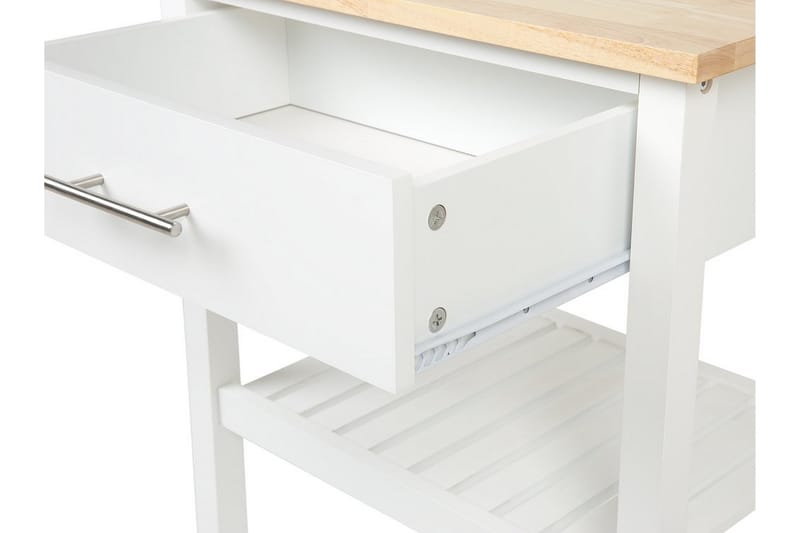 Hiuma Serveringsplade 58 cm - Hvid - Møbler - Borde - Aflastningsbord