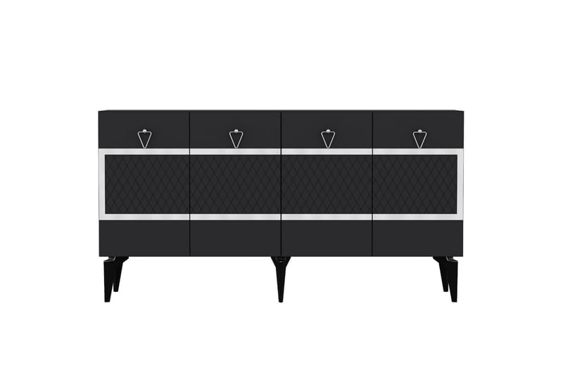 Ipek Konsolbord 150 cm - Antracit/Sølv - Møbler - Borde - Aflastningsbord - Entrébord