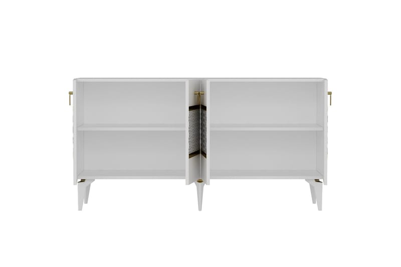 Ipek Konsolbord 150 cm - Hvid/Guld - Møbler - Borde - Aflastningsbord - Entrébord