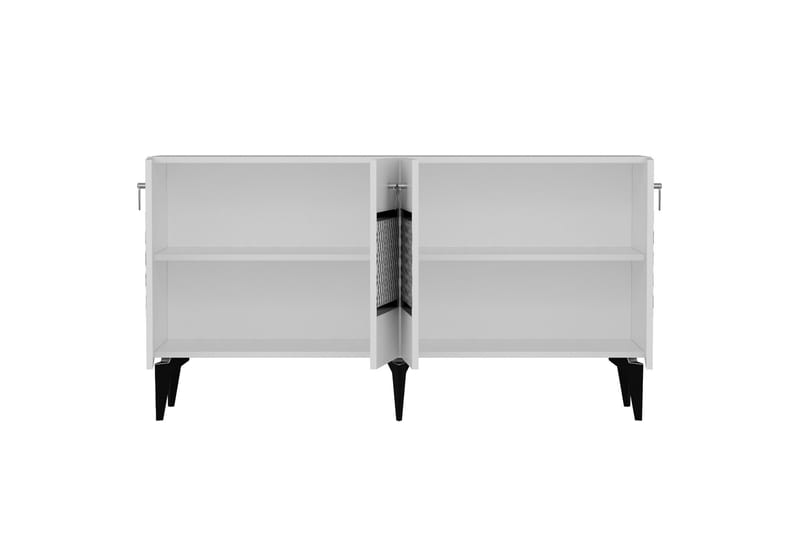 Ipek Konsolbord 150 cm - Hvid/Sølv - Møbler - Borde - Aflastningsbord - Entrébord