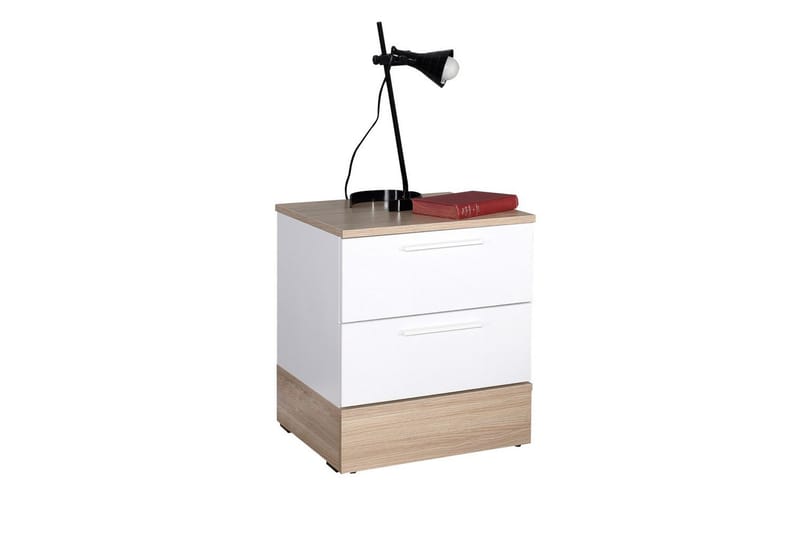 KMD Natbord 45 cm - Eg/Hvid - Møbler - Borde - Aflastningsbord - Sengebord