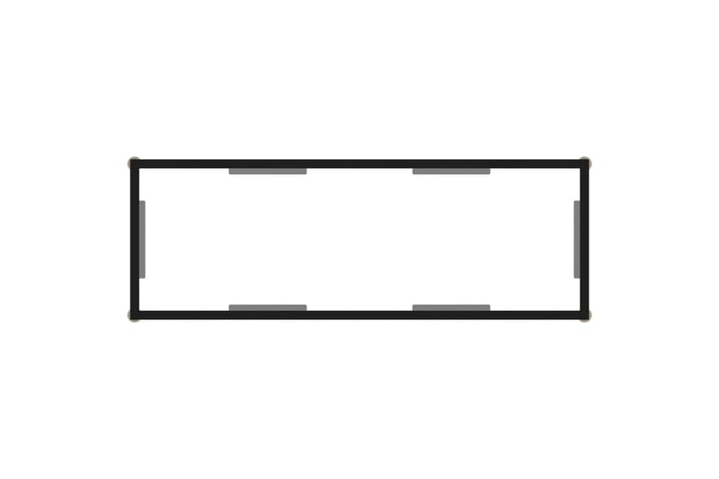 Konsolbord 100x35x75 cm hærdet glas transparent - gennemsigtig - Møbler - Borde - Aflastningsbord - Konsolbord & sidebord