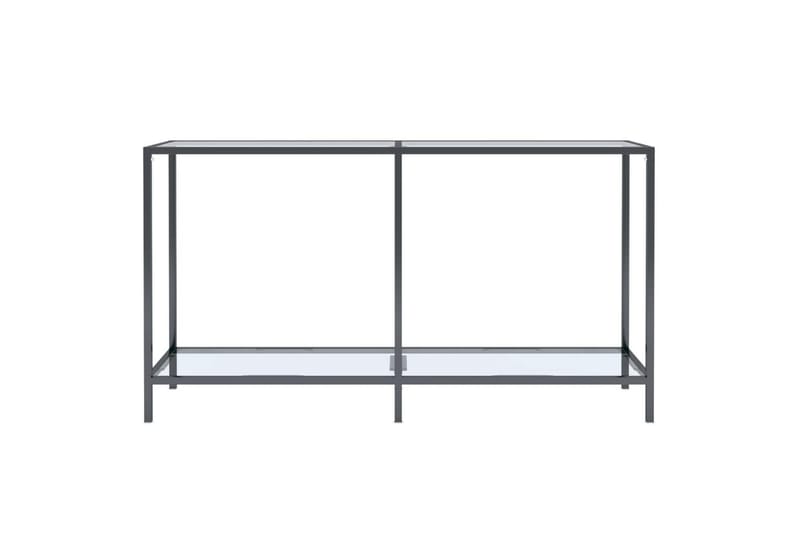 konsolbord 140x35x75,5 cm hærdet glas transparent - gennemsigtig - Møbler - Borde - Aflastningsbord - Konsolbord & sidebord