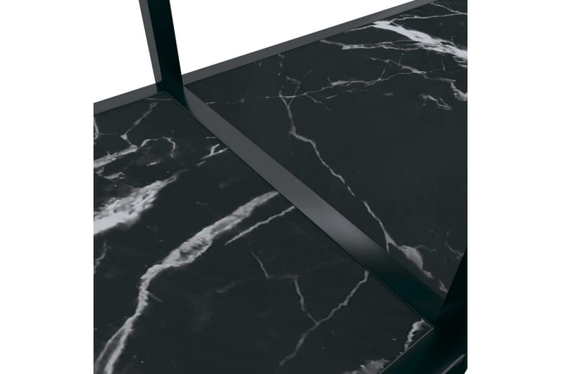 konsolbord 160x35x75,5 cm hærdet glas sort - Sort - Entr�ébord - Konsolbord & sidebord