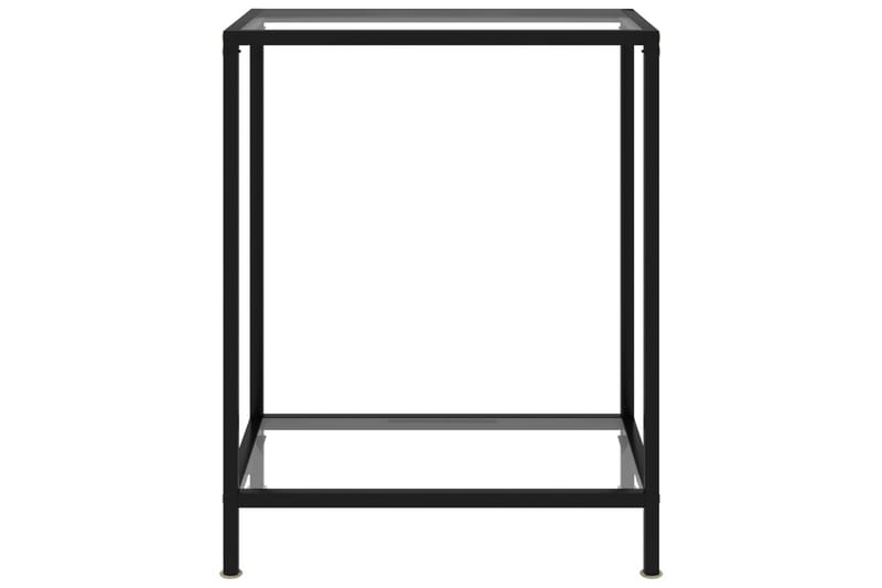 Konsolbord 60x35x75 cm hærdet glas transparent - gennemsigtig - Møbler - Borde - Aflastningsbord - Konsolbord & sidebord