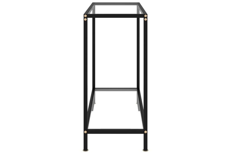 Konsolbord 80x35x75 cm hærdet glas transparent - gennemsigtig - Møbler - Borde - Aflastningsbord - Konsolbord & sidebord