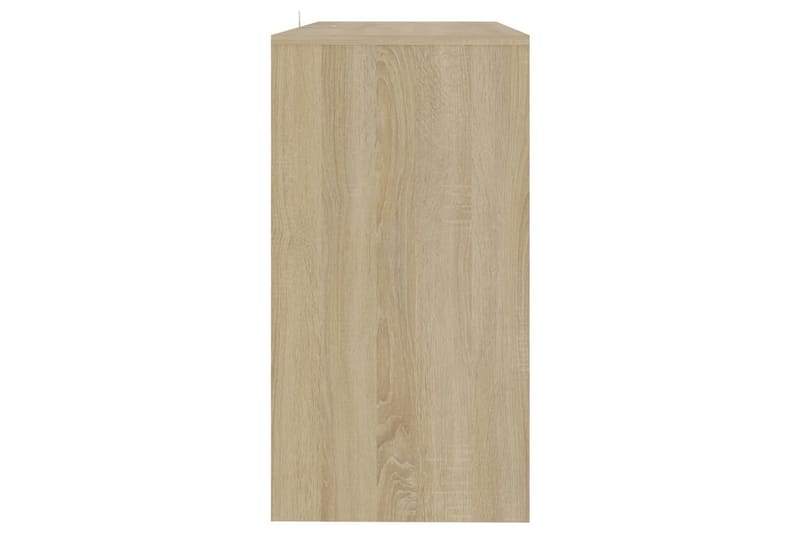 konsolbord 89x41x76,5 cm stål sonoma-eg - Beige - Møbler - Borde - Aflastningsbord - Konsolbord & sidebord