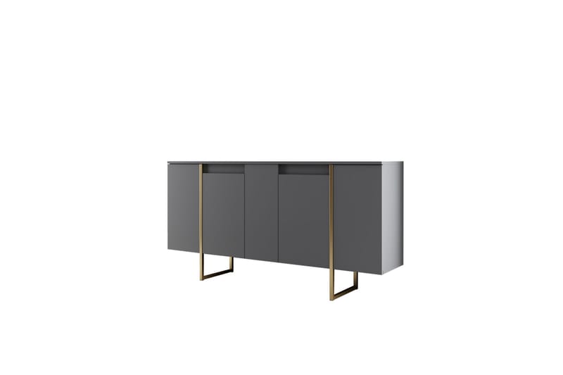 Luxe Konsolbord 160 cm - Grå/Guld - Møbler - Borde - Aflastningsbord - Konsolbord & sidebord