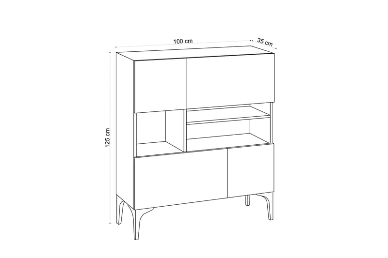 Palaio Konsolbord 100 cm - Møbler - Borde - Aflastningsbord - Konsolbord & sidebord