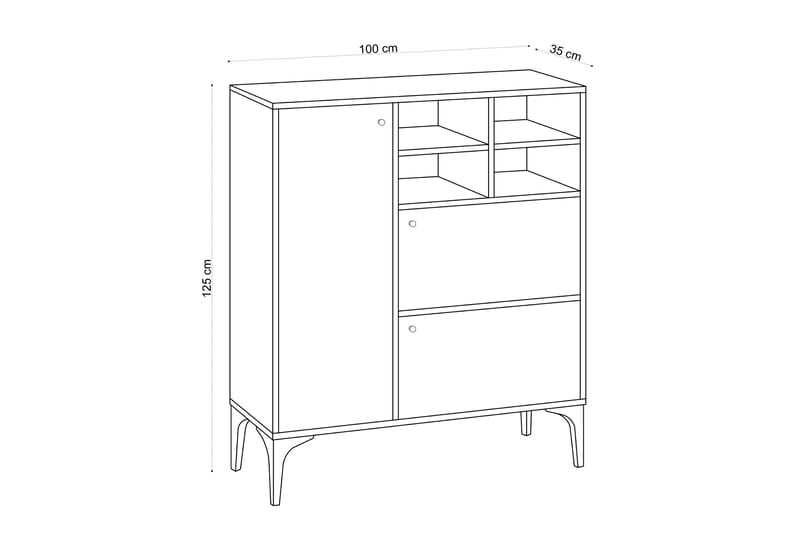 Palfrey Konsolbord 100 cm - Møbler - Borde - Aflastningsbord - Konsolbord & sidebord