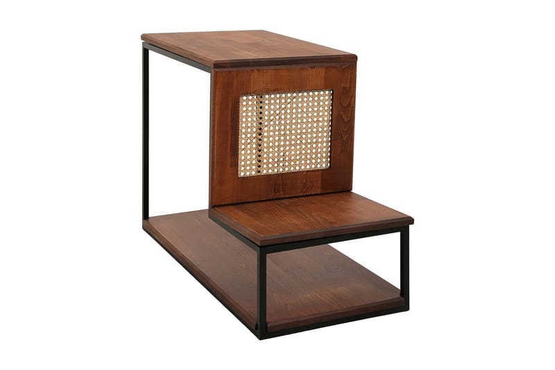 Bytham Sidebord 37x57x37 cm - Brun - Lampebord - Semmenfoldeligt bord - Bakkebord & små borde
