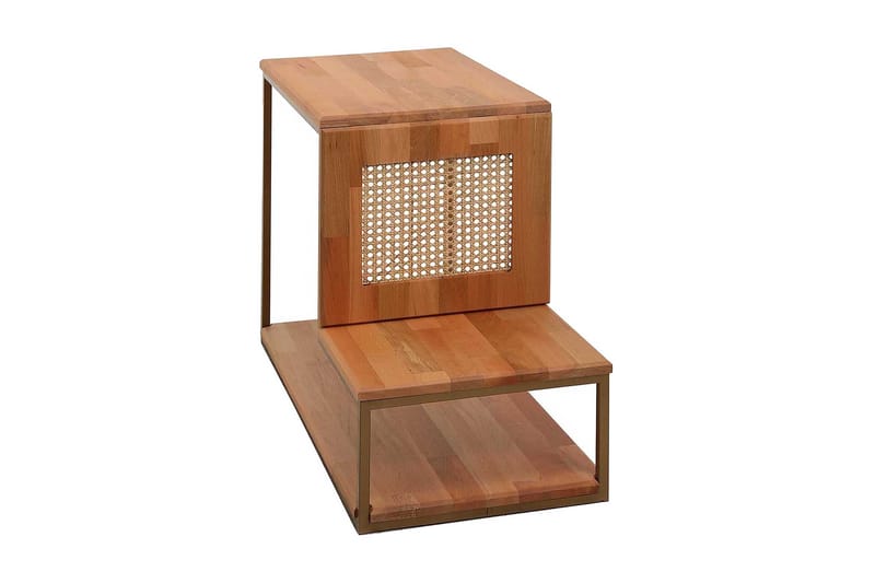 Bytham Sidebord 37x57x37 cm - Eg - Lampebord - Semmenfoldeligt bord - Bakkebord & små borde