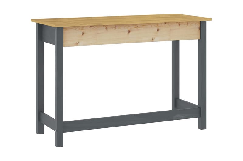 Konsolbord Hill Range 2 Skuffer 110x45x74 cm Fyrretræ Grå - Møbler - Borde - Aflastningsbord - Lampebord