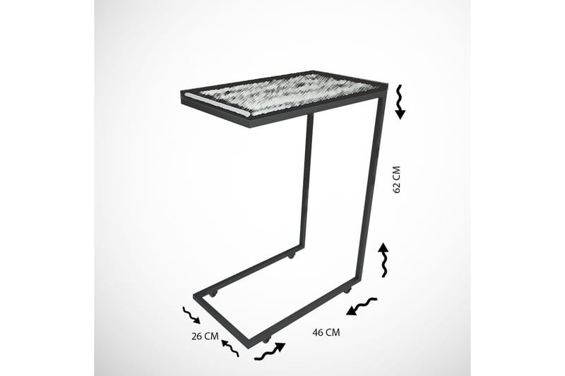 Maddeson Sidebord 46 cm - Hvid - Møbler - Borde - Aflastningsbord - Lampebord