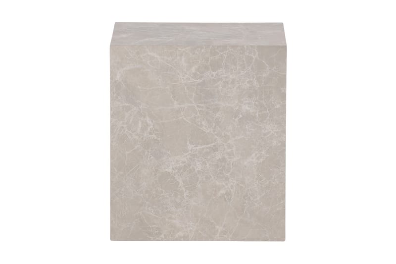 Molly Travertin Sidebord 40x40x45 cm - Beige - Møbler - Borde - Aflastningsbord - Lampebord