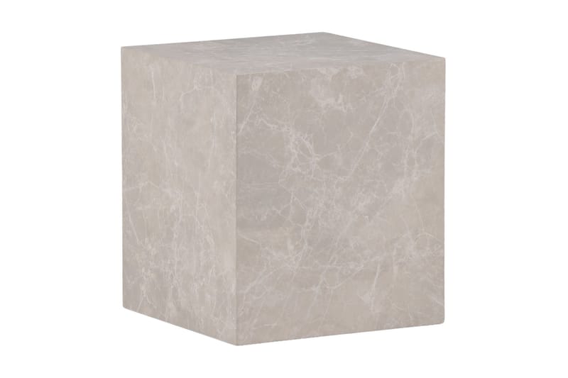 Molly Travertin Sidebord 40x40x45 cm - Beige - Møbler - Borde - Aflastningsbord - Lampebord