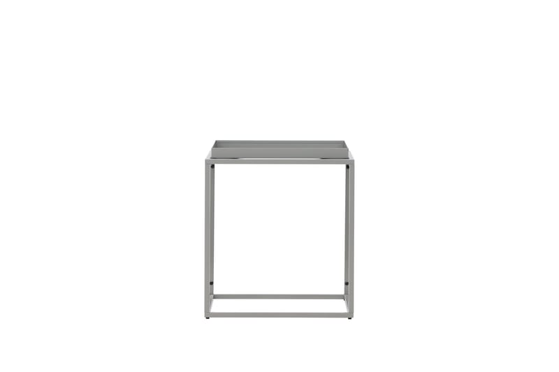 Porto Sidebord 45x45 cm Mørkegrå - Venture Home - Møbler - Borde - Aflastningsbord - Lampebord