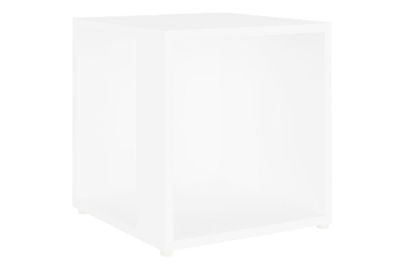 sidebord 33x33x34,5 cm spånplade hvid - Hvid - Møbler - Borde - Aflastningsbord - Lampebord