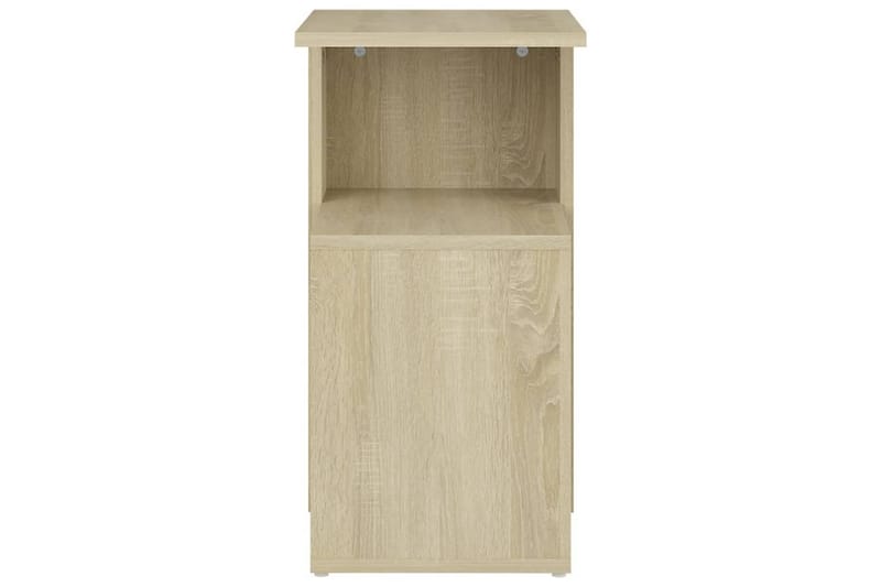 sidebord 36x30x56 cm spånplade sonoma-eg - Brun - Møbler - Borde - Aflastningsbord - Lampebord