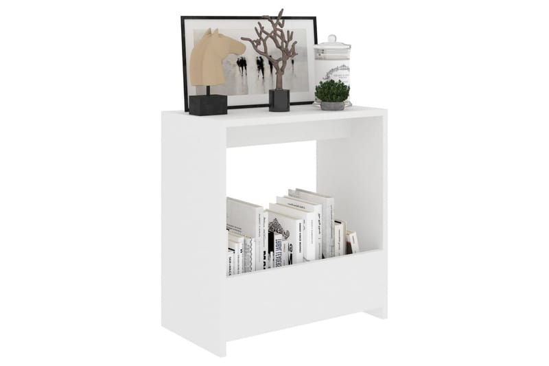 sidebord 50x26x50 cm spånplade hvid - Hvid - Lampebord - Bakkebord & små borde